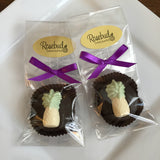12 PINEAPPLE Chocolate Covered Oreo Cookie Candy Party Favors
