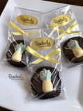 12 PINEAPPLE Chocolate Covered Oreo Cookie Candy Party Favors