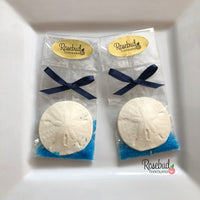 12 SAND DOLLAR Chocolate Candy Nautical Seashell Party Favors