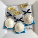 12 SAND DOLLAR Chocolate Candy Nautical Seashell Party Favors