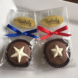 12 STAR Chocolate Covered Oreo Cookie Candy Party Favors