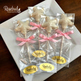 12 STARFISH Chocolate Lollipops Candy Party Favors Nautical Beach Theme