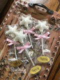 12 STARFISH Chocolate Lollipops Candy Party Favors Nautical Beach Theme