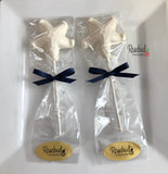 12 STARFISH Chocolate Lollipops Candy Party Favors Nautical Beach Theme