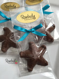 12 STARFISH Chocolate Candy Party Favors Nautical Beach Theme